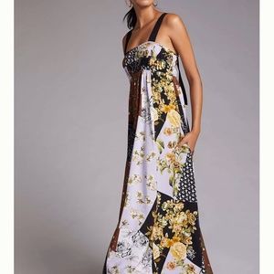 NWT anthropologie MAEVE floral maxi dress